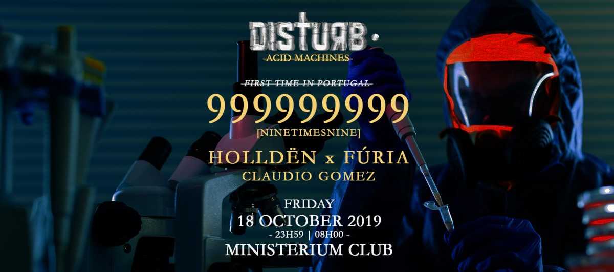 Live Disturb Techno At Ministerium Club Lisbon