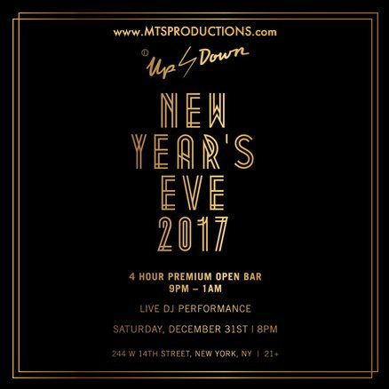 Up Down Nyc New Years Eve 17 At Up Down New York 17 Ra