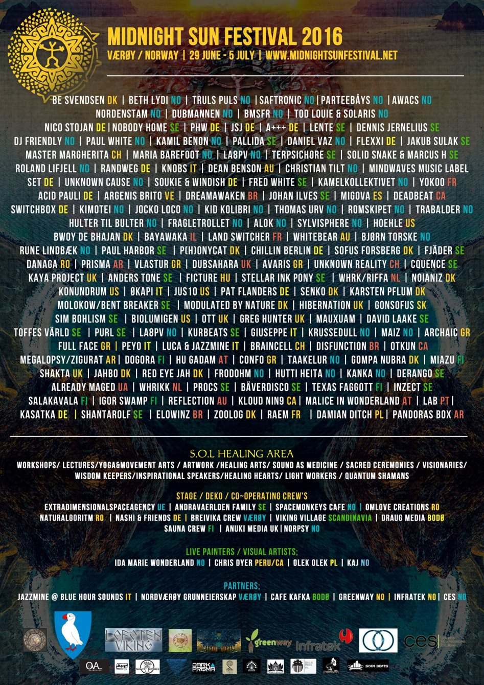 Midnight Sun Festival At Tba Norway Norway 16 Ra