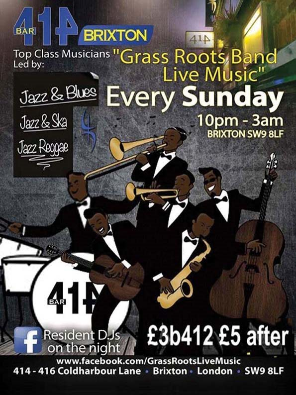 Grass Roots Live Music Sundays At Club 414 London 19 Ra