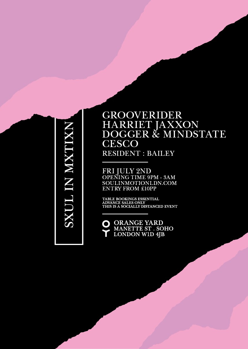 Soul In Motion - Flyer back