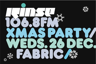 Rinse FM celebrates Christmas at fabric image