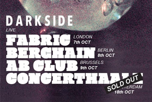 Darkside plan European gigs image