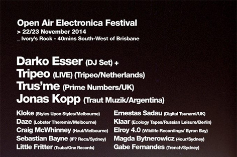 Jonas Kopp headlines Andromeda Festival in Queensland image