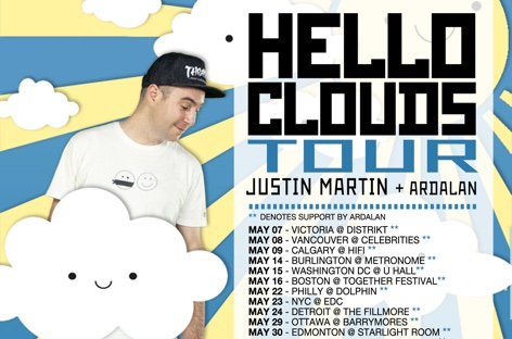 Justin Martin embarks on 60-date Hello Clouds tour image