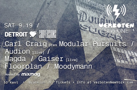 Modular Pursuits, Floorplan added to StageONE fest image