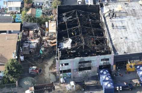 Death toll rises to 33 in Oakland warehouse party fire image