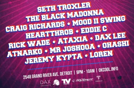 Seth Troxler, Mood II Swing play OK Cool afterparty during Movement image
