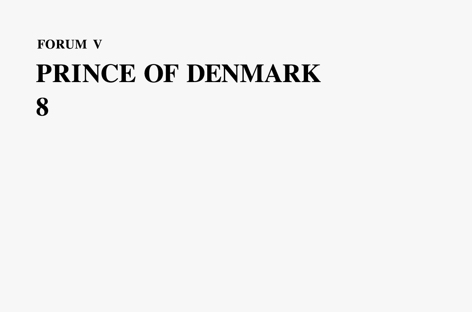 Prince Of Denmark to release album on Giegling's Forum sub-label image