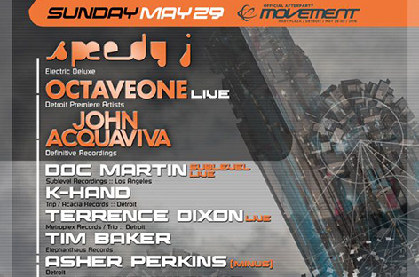 Speedy J tops the bill at a Movement afterparty image