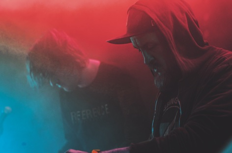 Kevin Martin and Justin Broadrick team up with Moor Mother for Zonal album image
