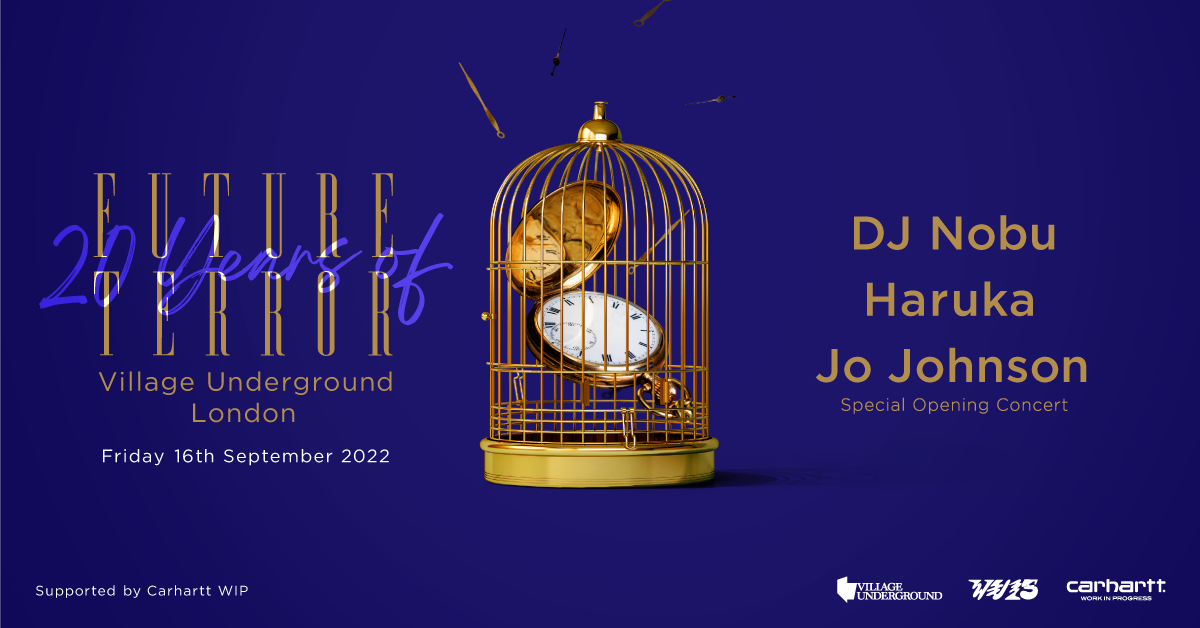 VU15 x 20 Years Future Terror with DJ Nobu, Haruka, Jo Johnson live - Flyer front