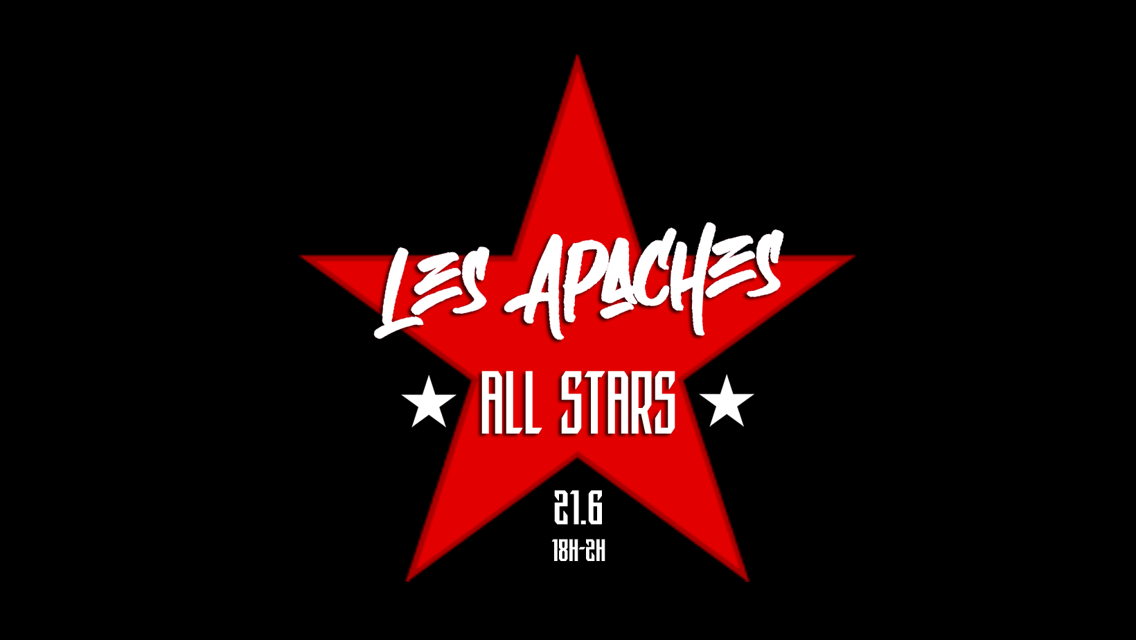 Les Apaches ALL STARS Zic Fest 2022 - Flyer front