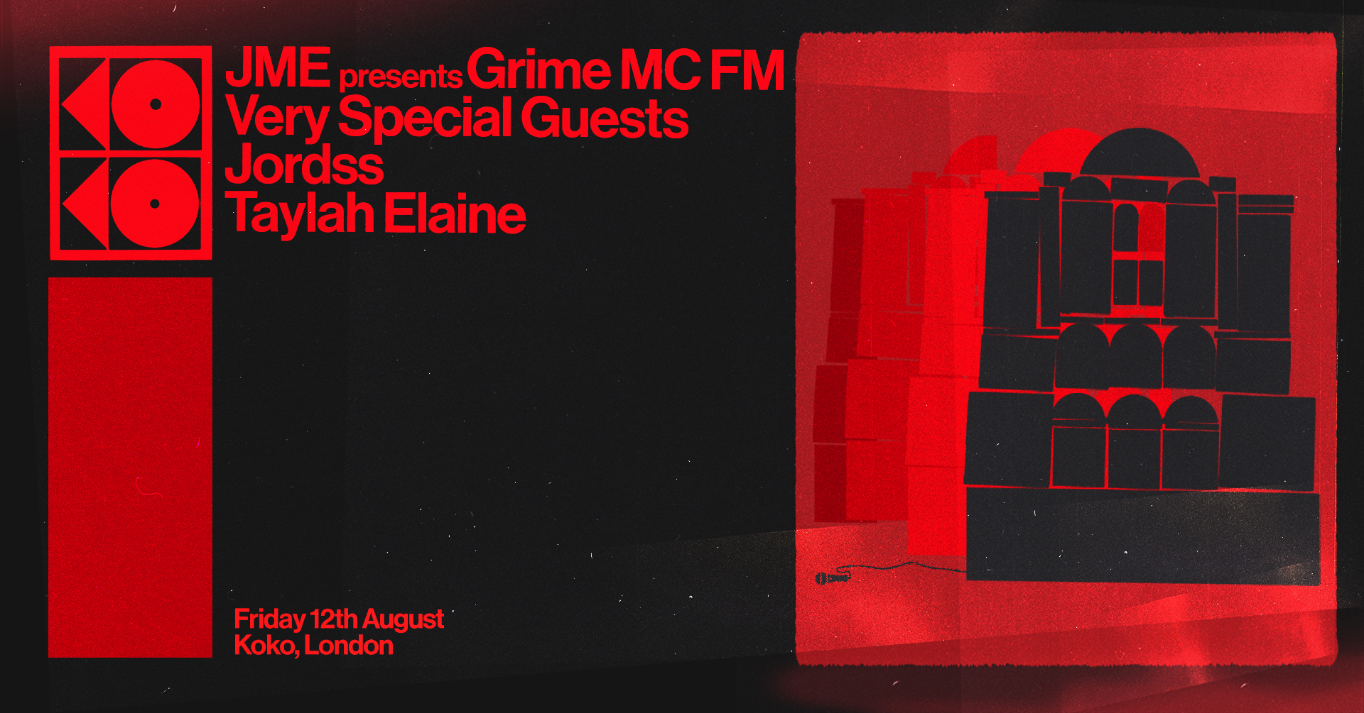 JME presents Grime MC FM with Very Special Guests - Flyer front