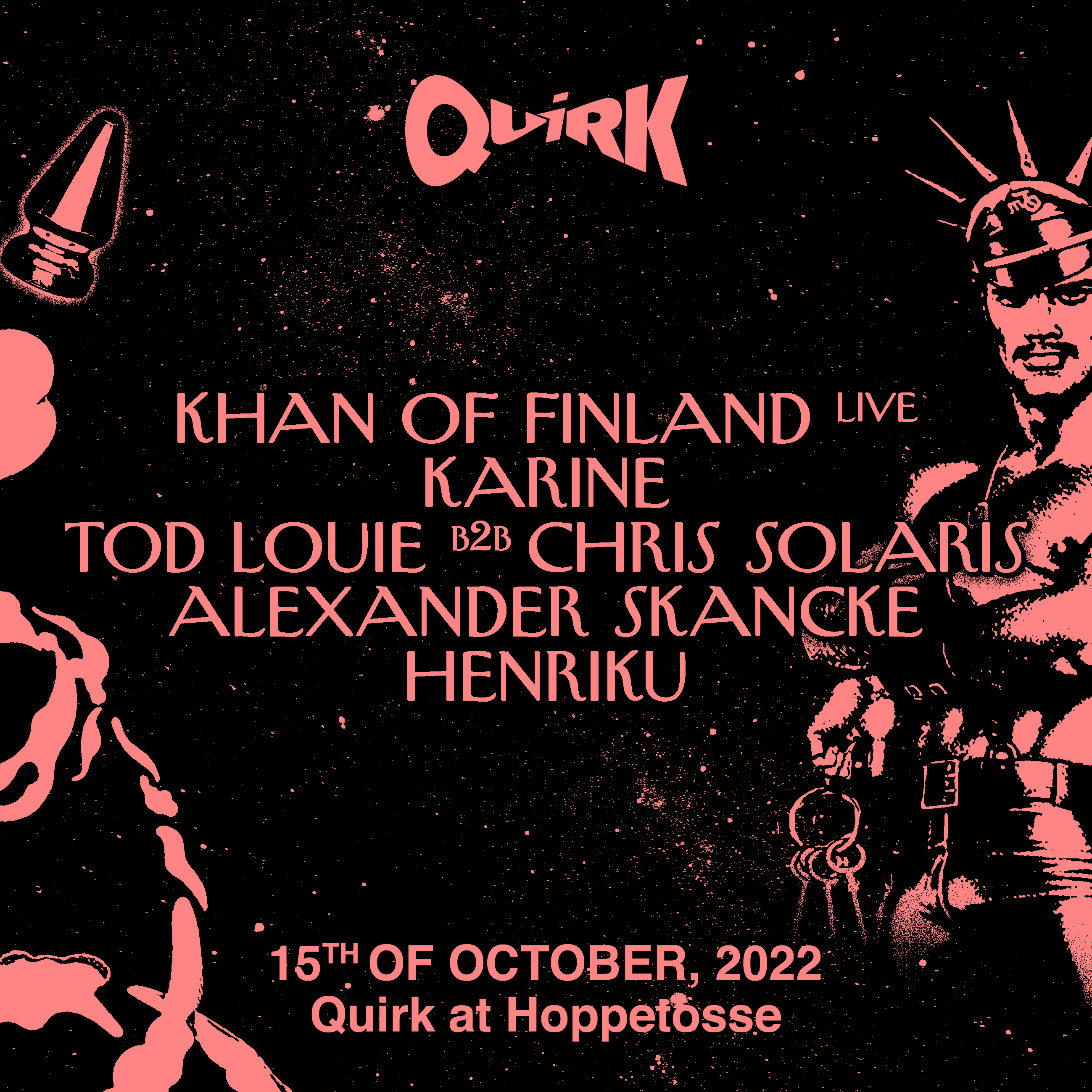 Quirk - Flyer front