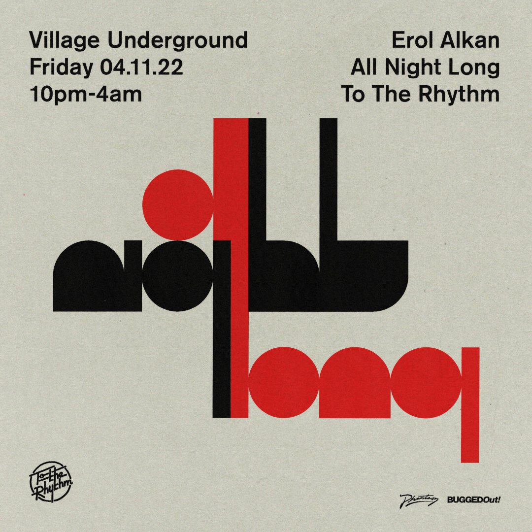 Erol Alkan - To The Rhythm - Flyer front