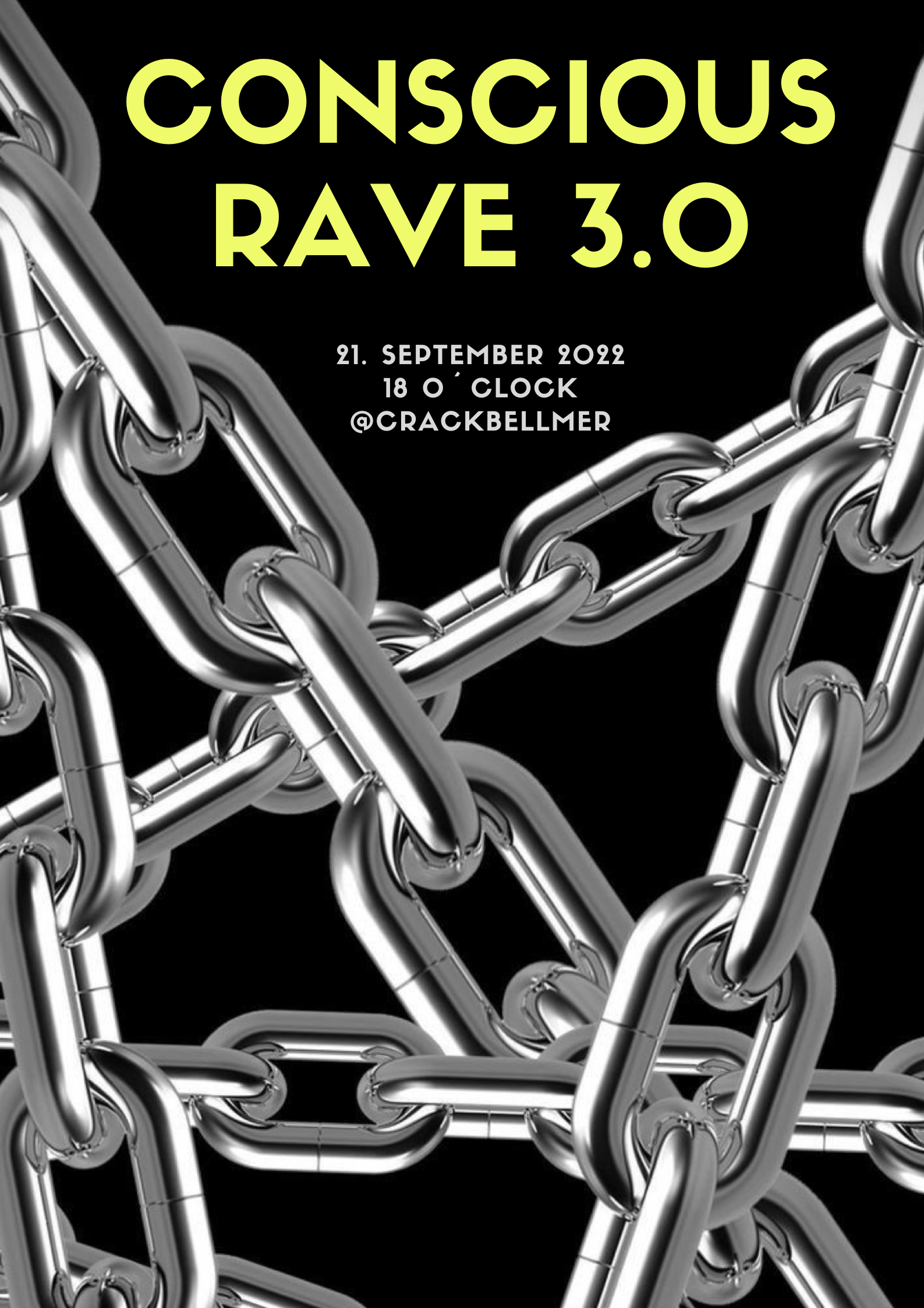 Conscious Rave 3.0 - Flyer front