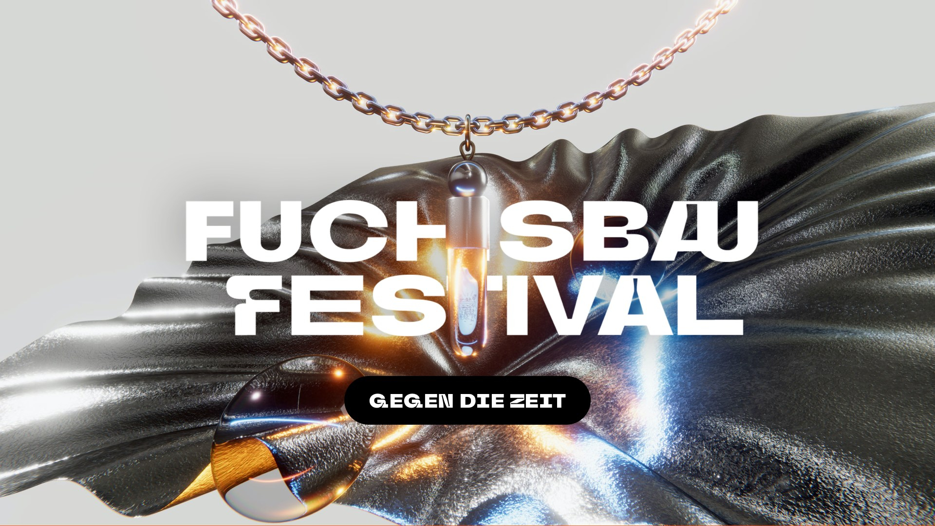 Fuchsbau Festival 2022 x Gegen die Zeit - Flyer front