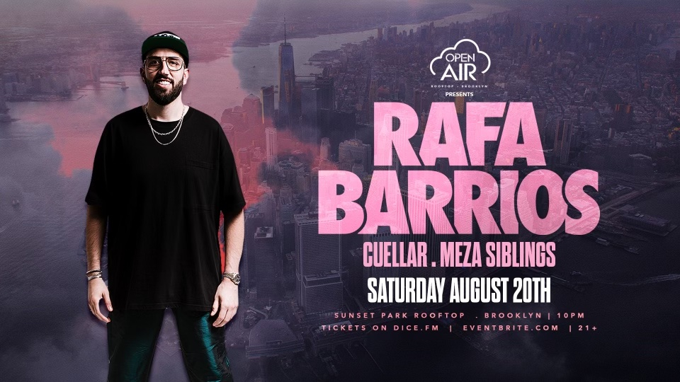 Rafa Barrios - Open Air Brooklyn - Flyer front