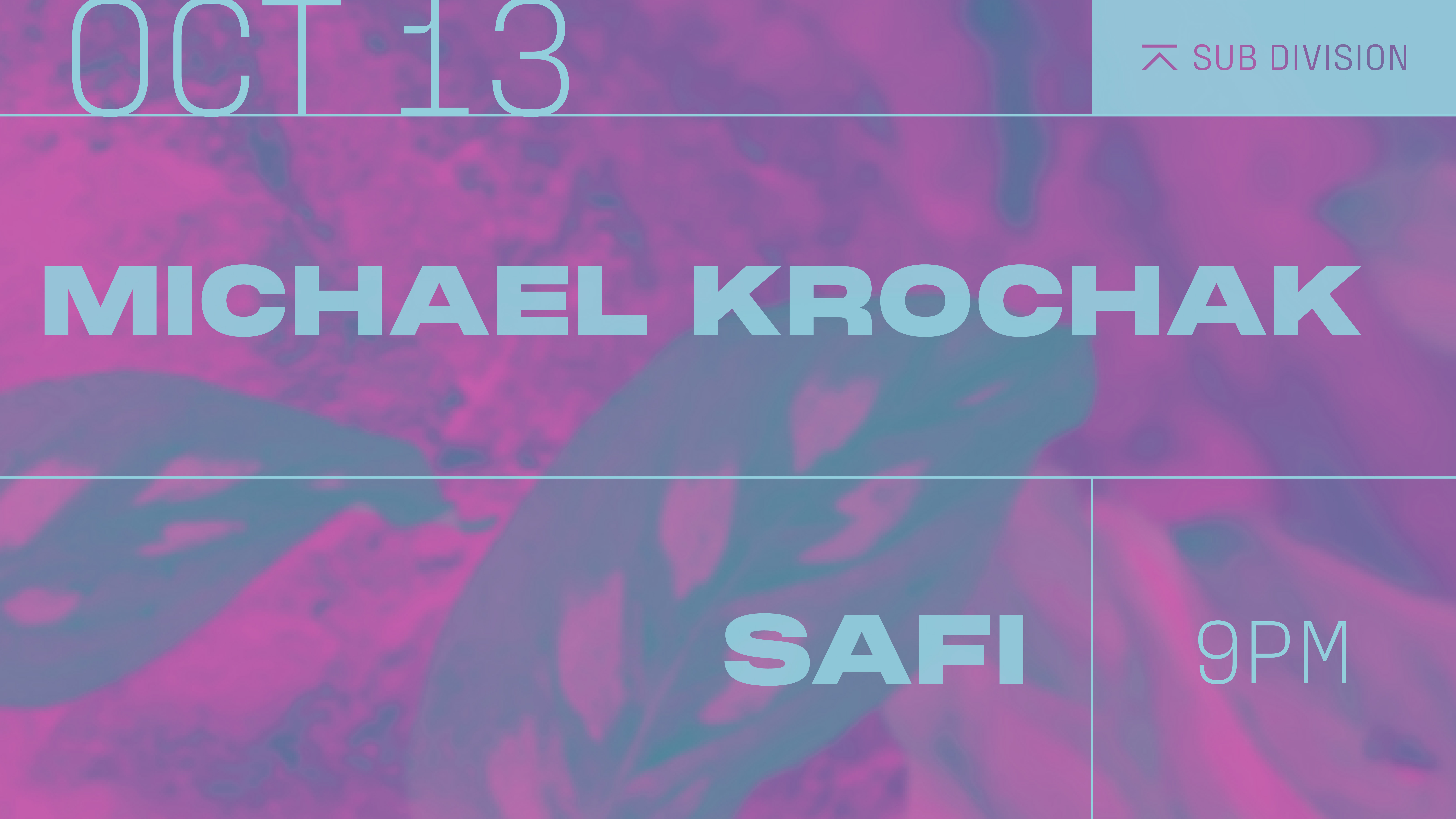 Michael Krochak + Safi - Flyer front