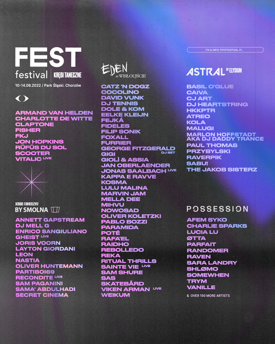 FEST Festival 2022: Electronic - Flyer front