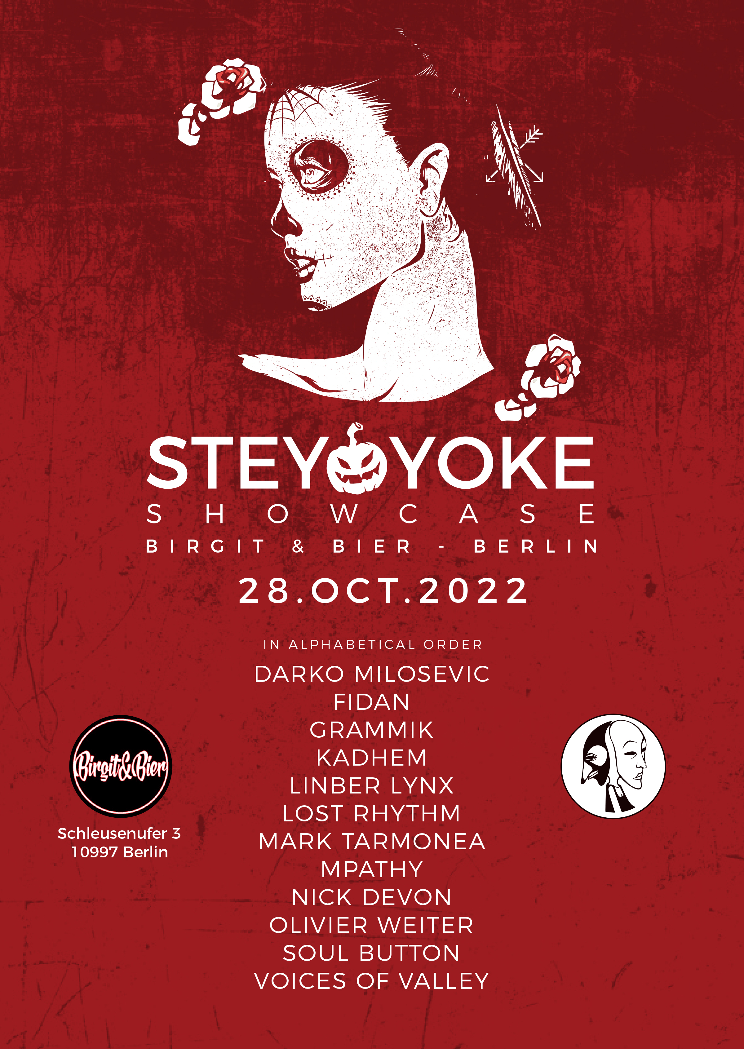 Steyoyoke Showcase Halloween Edition - Flyer front