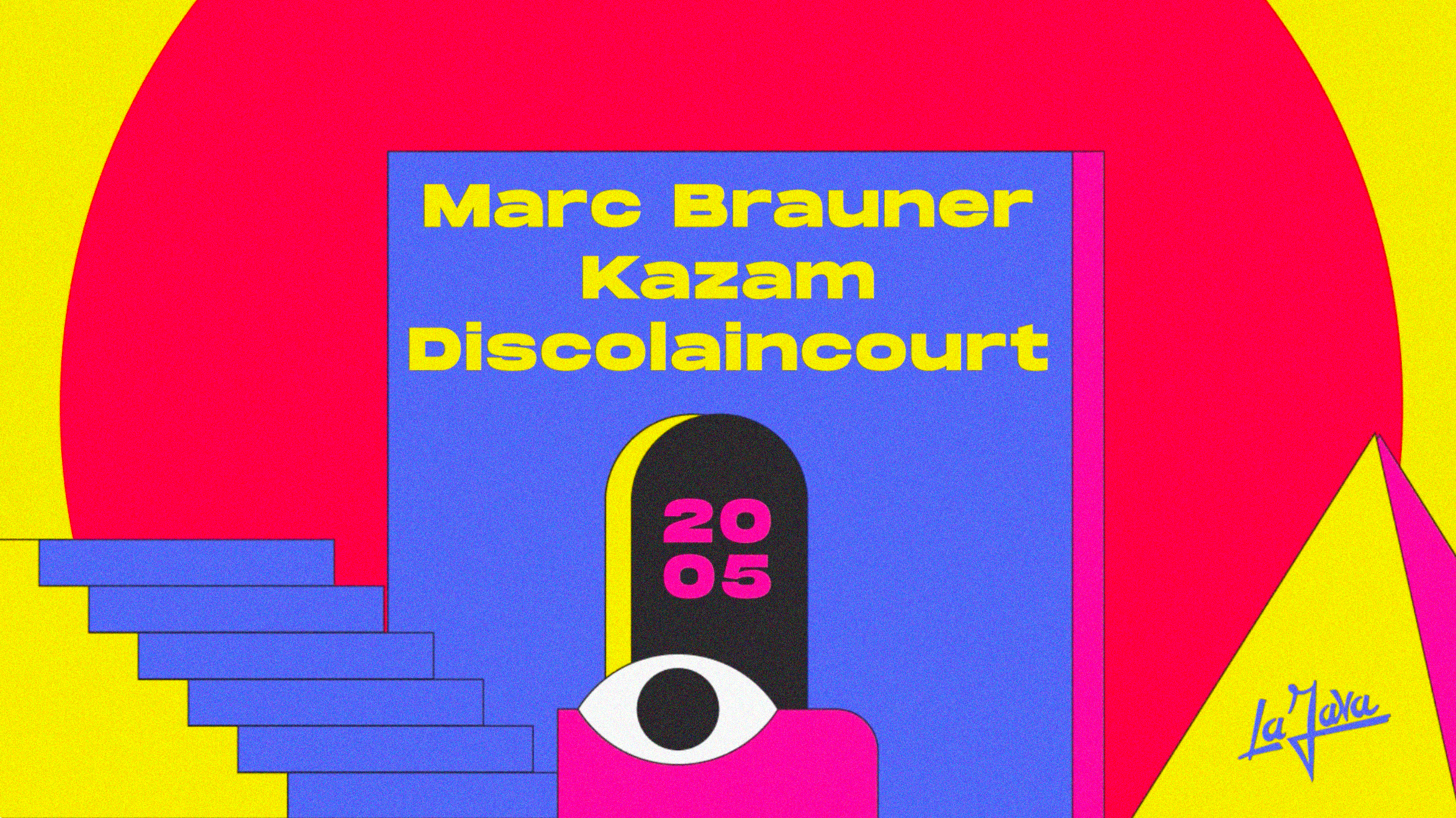 Marc Brauner / Kazam / Discolaincourt - Flyer front