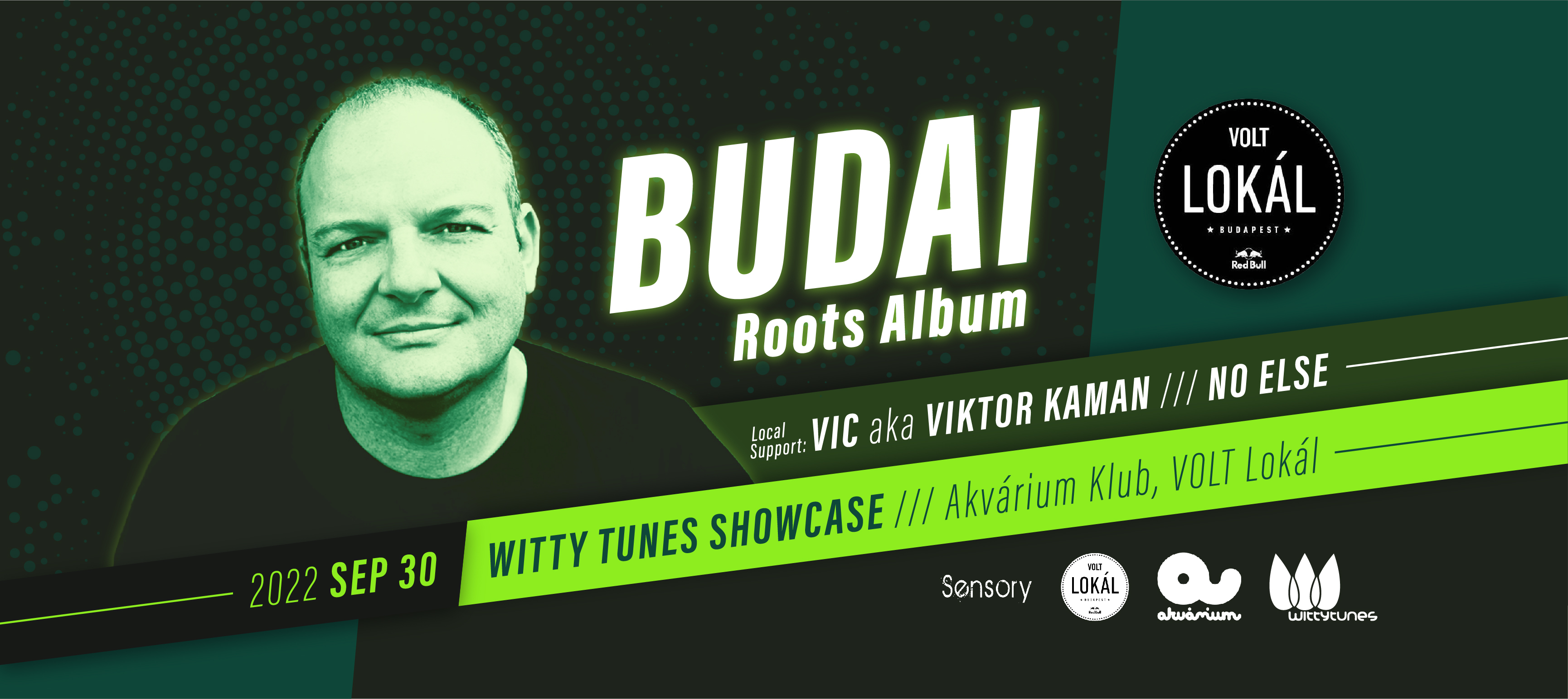 Witty Tunes pres. Budai Roots Album (Akvárium Klub) - Flyer back