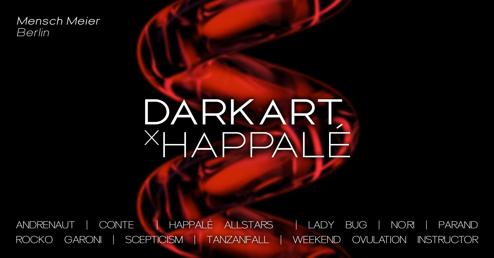 Darkart X HAPPALE - Flyer front