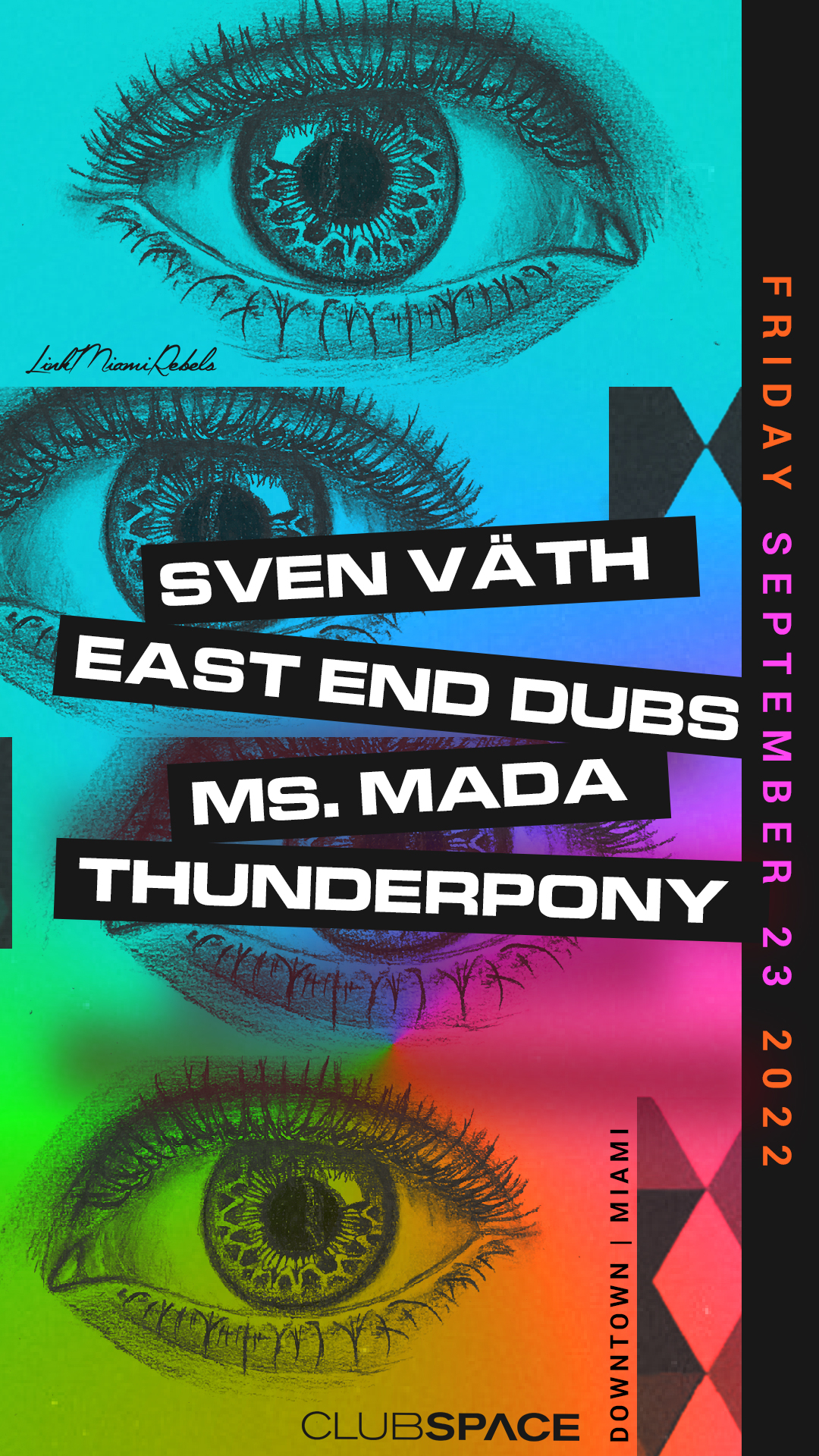 Sven Väth & East End Dubs - Flyer front