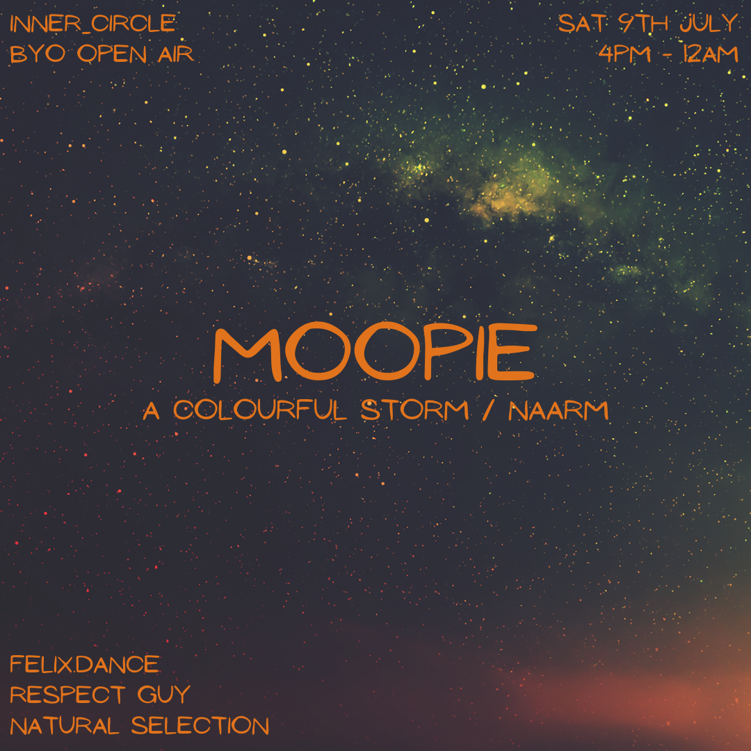 inner_circle presents Moopie (Melb/ Naarm) - Flyer front