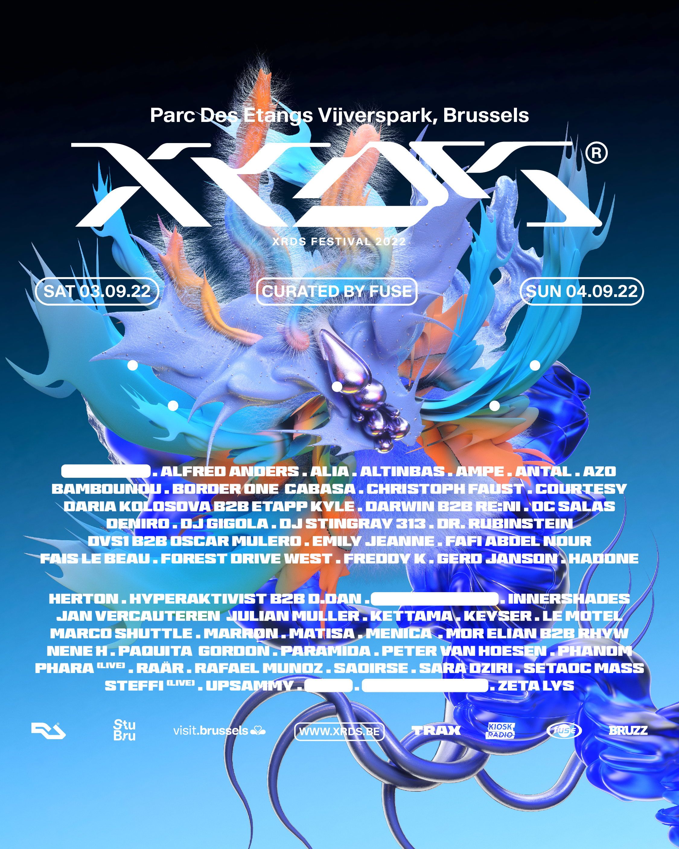 XRDS Festival 2022 - Flyer front