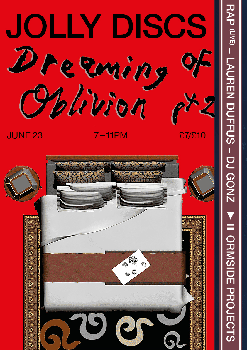 Dreaming of Oblivion pt. 2 - Flyer front