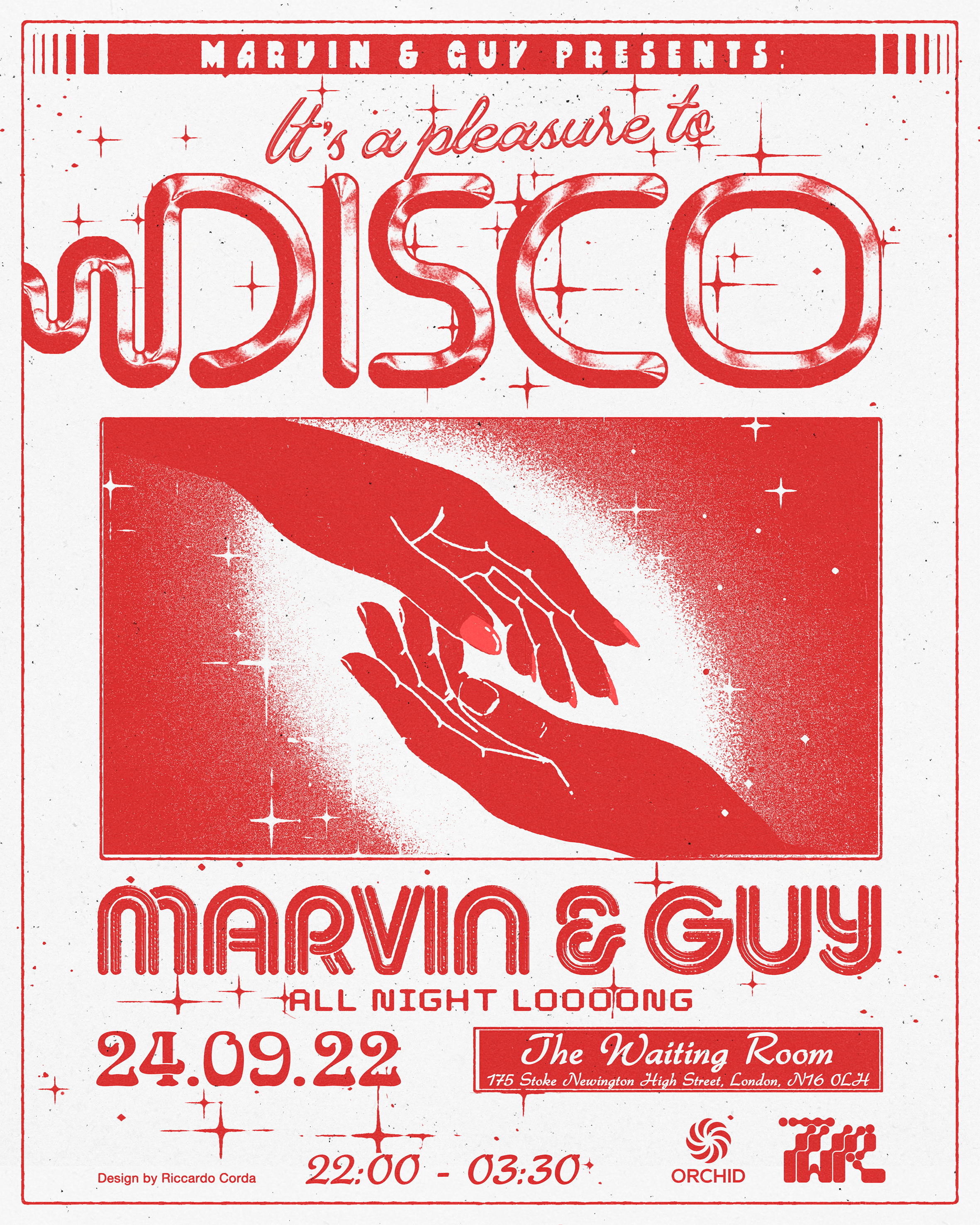 It's A Pleasure To Disco - Flyer front