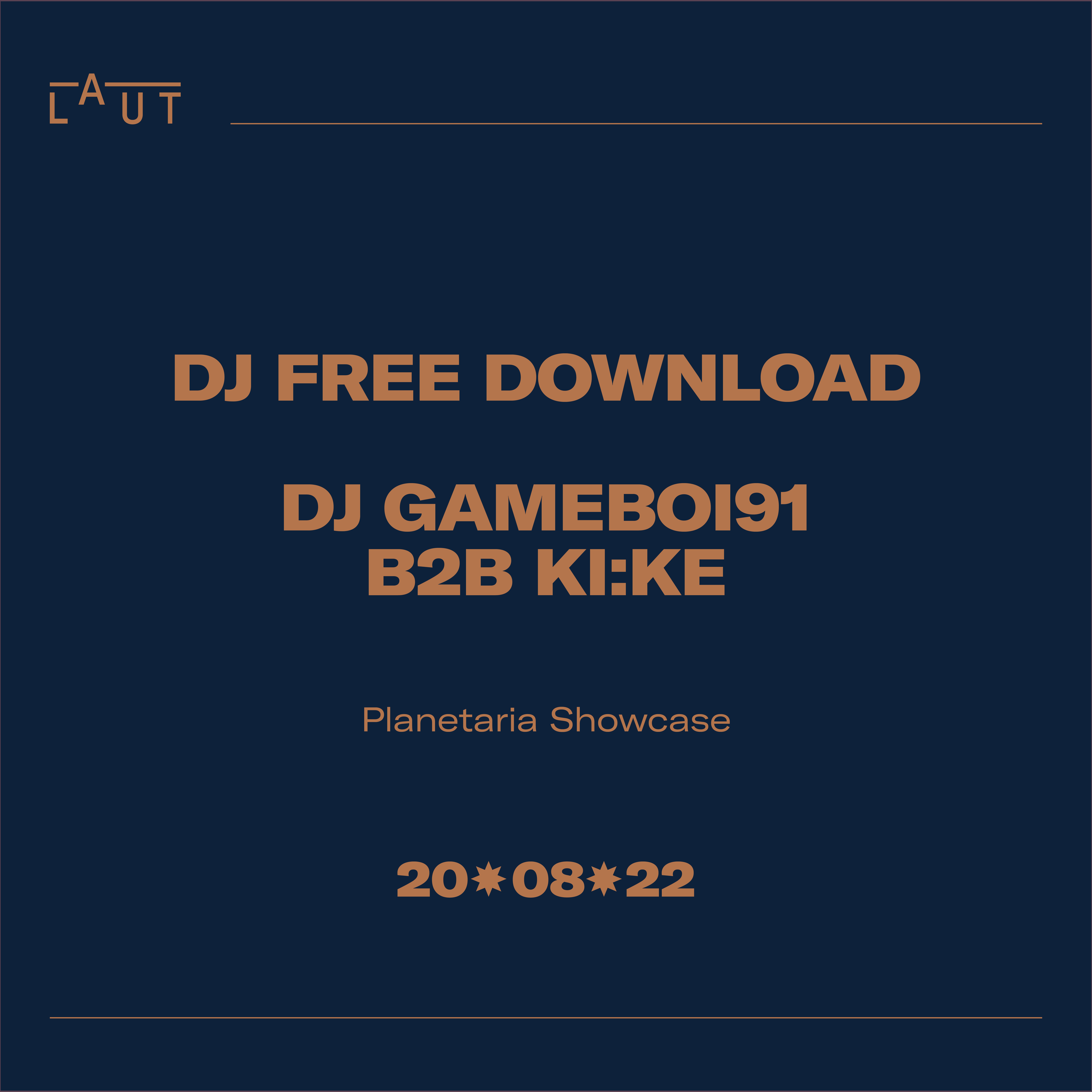 DJ Free Download + Gameboi91 B2B ki:ke - Flyer front