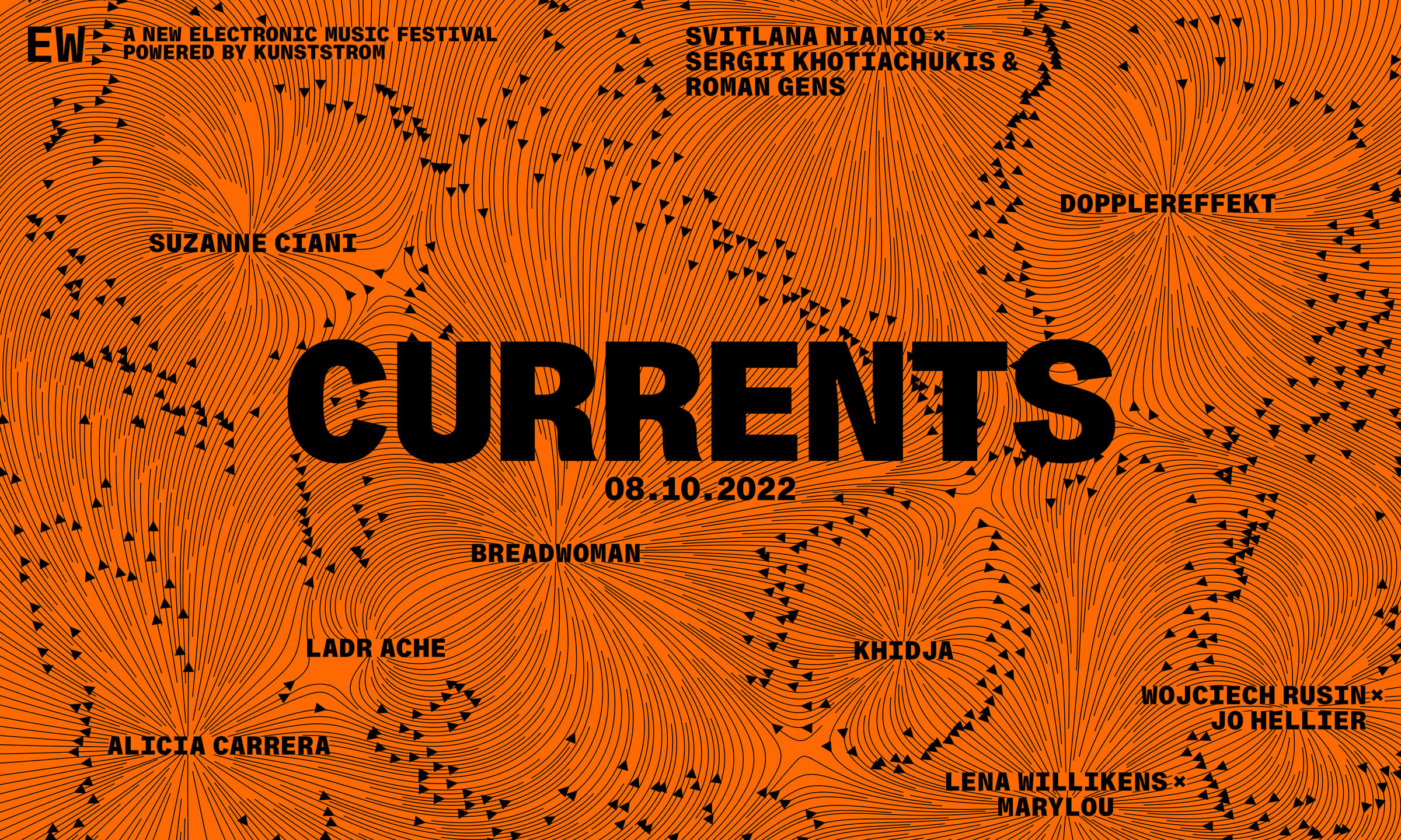 CURRENTS - Flyer front