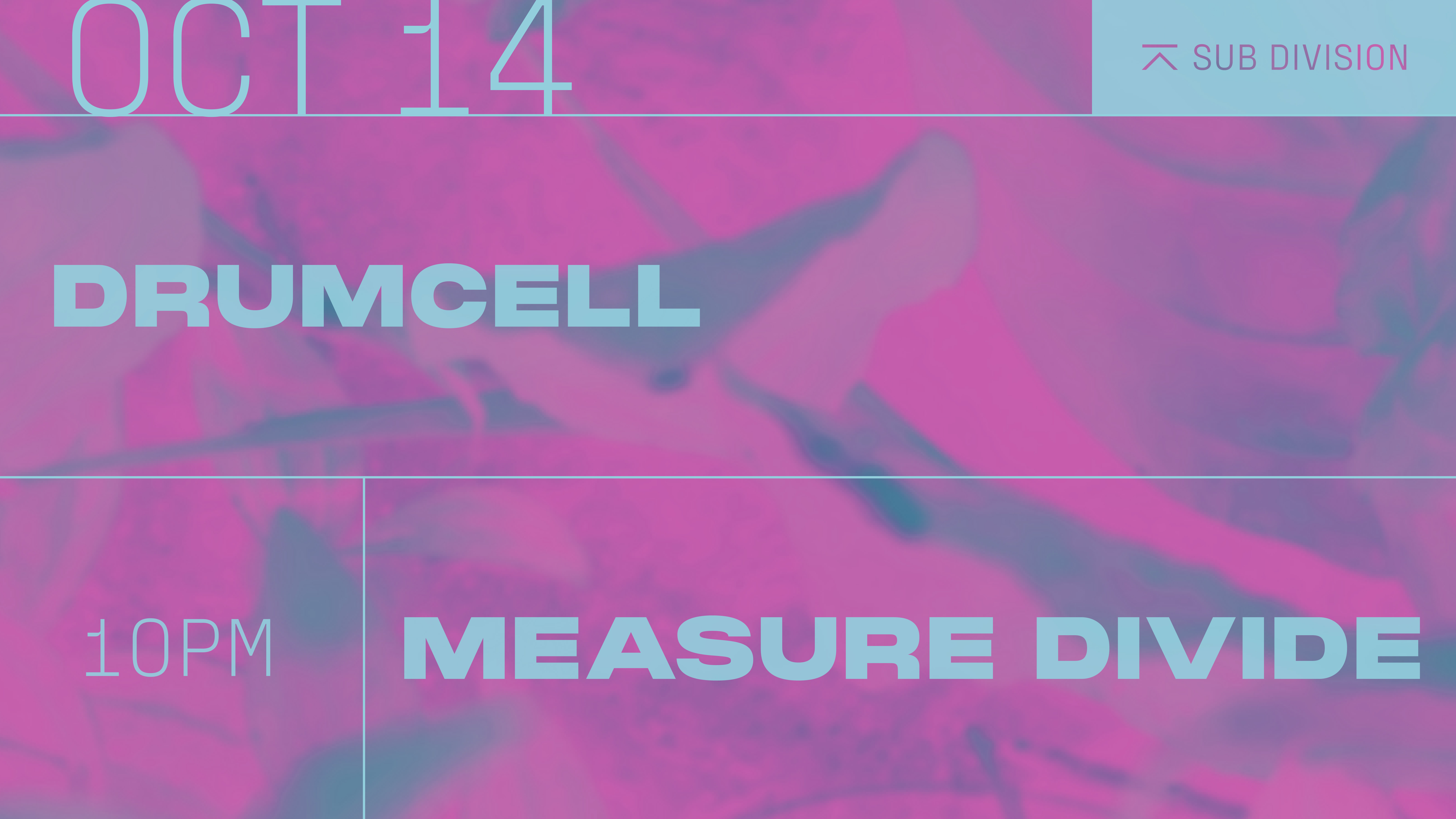 Drumcell (Observe / CLR) - Flyer front