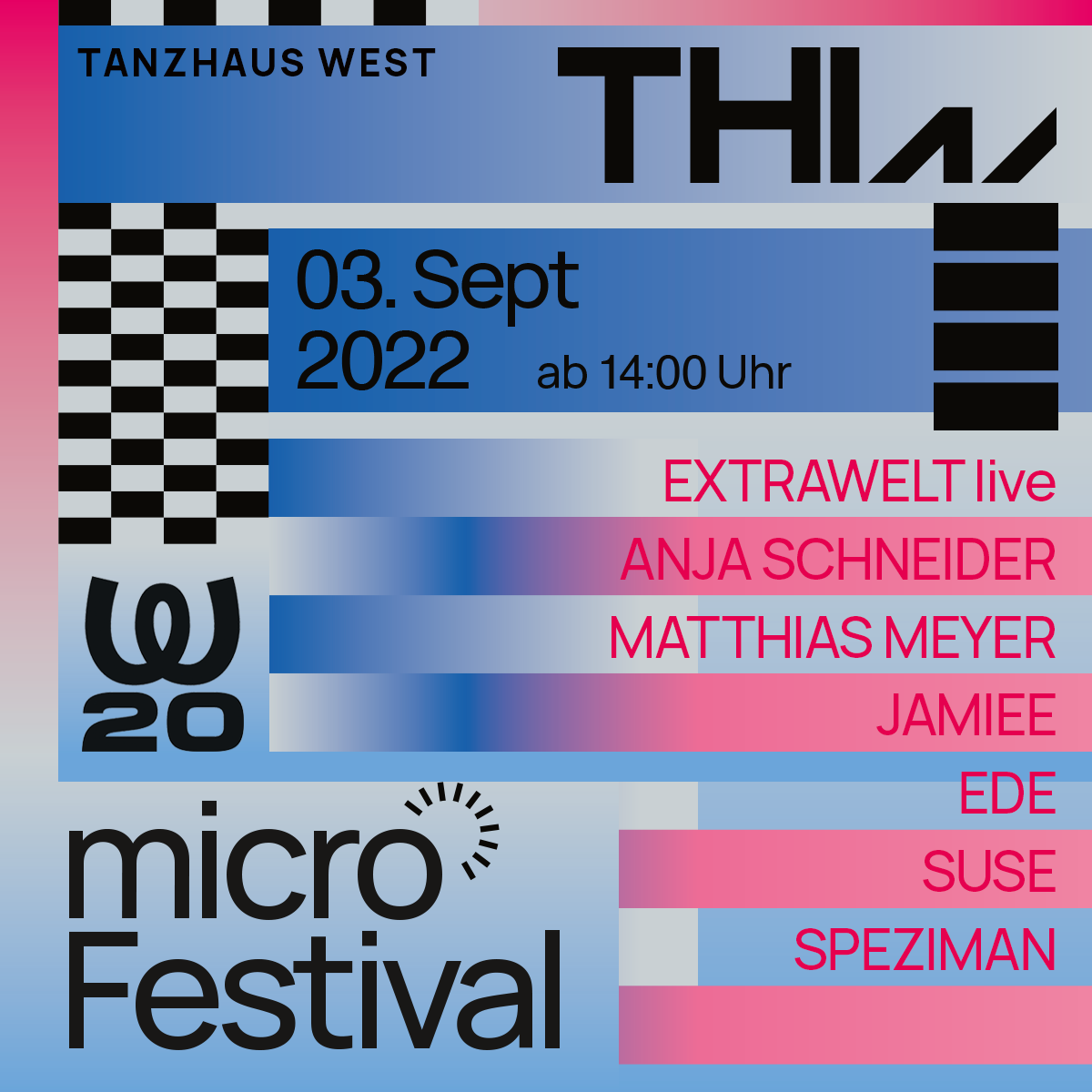 THW MICRO FESTIVAL - Flyer front