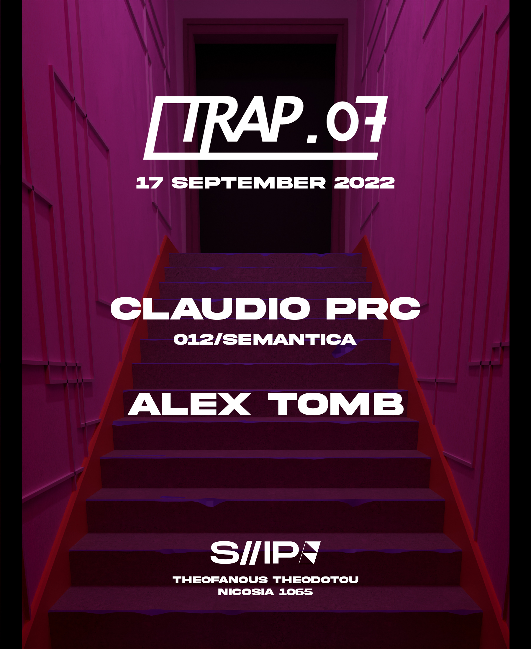 TRAP.07 - Flyer front