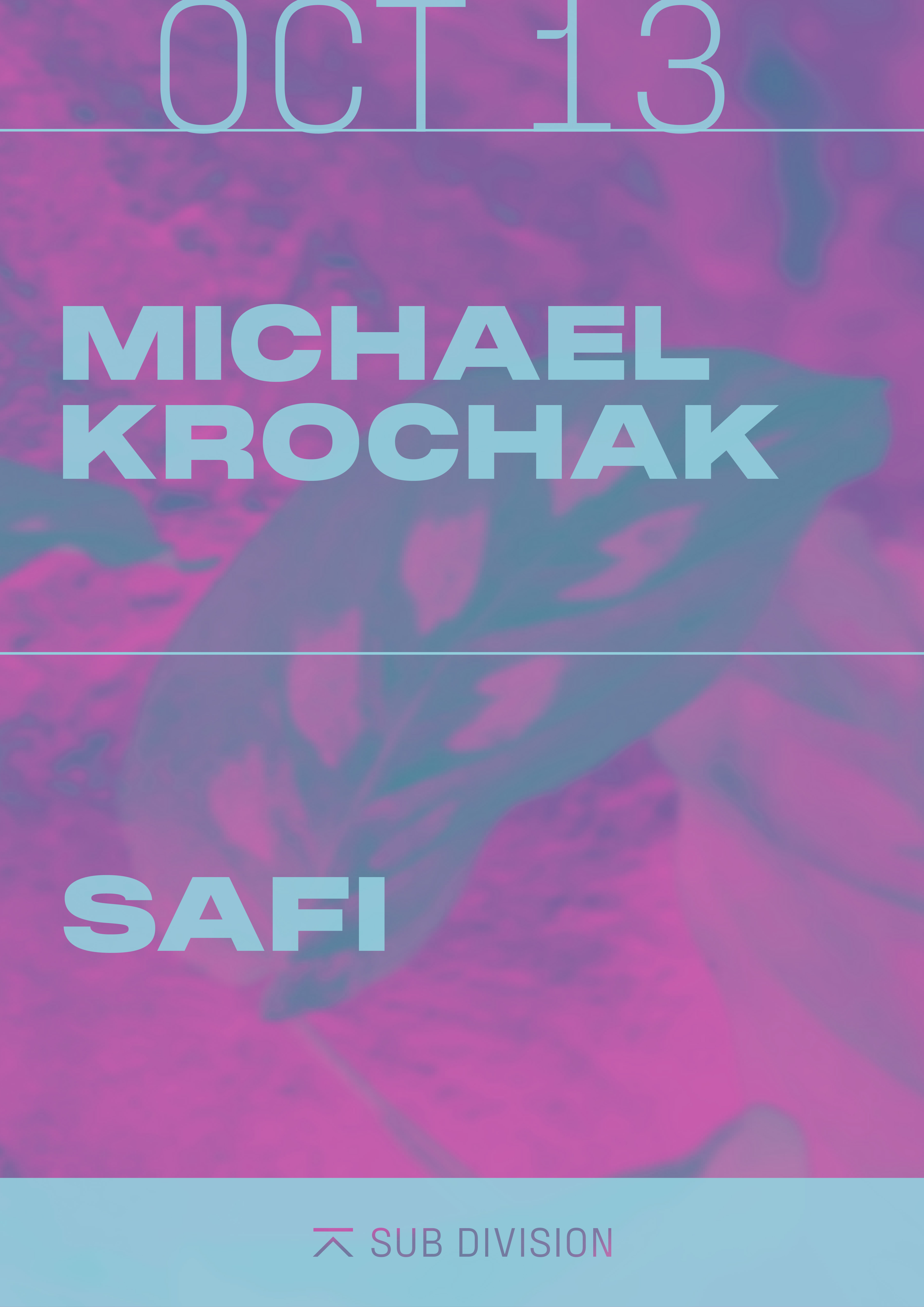 Michael Krochak + Safi - Flyer back