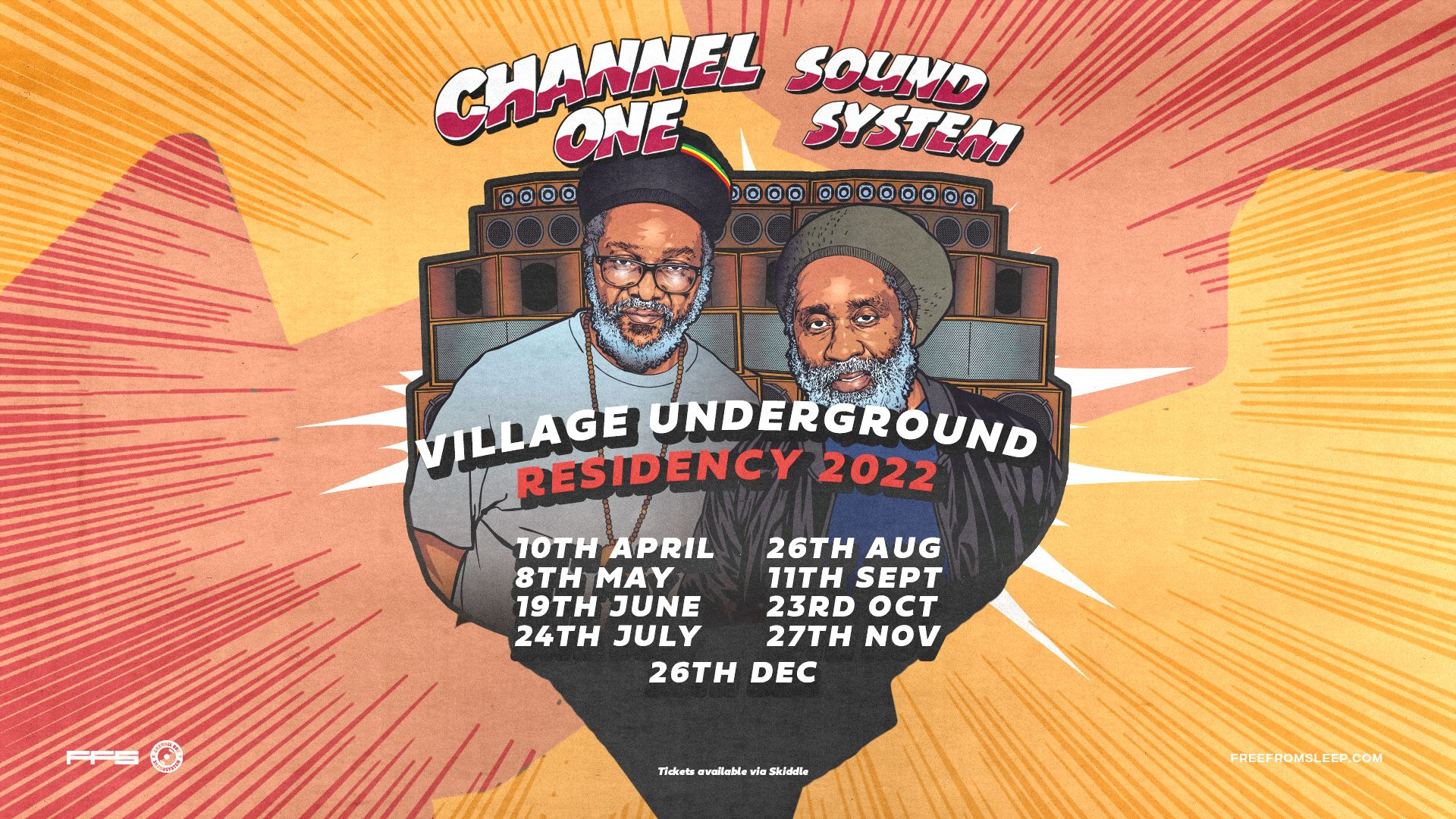 Channel One Sound System - Sunday Session - Flyer front