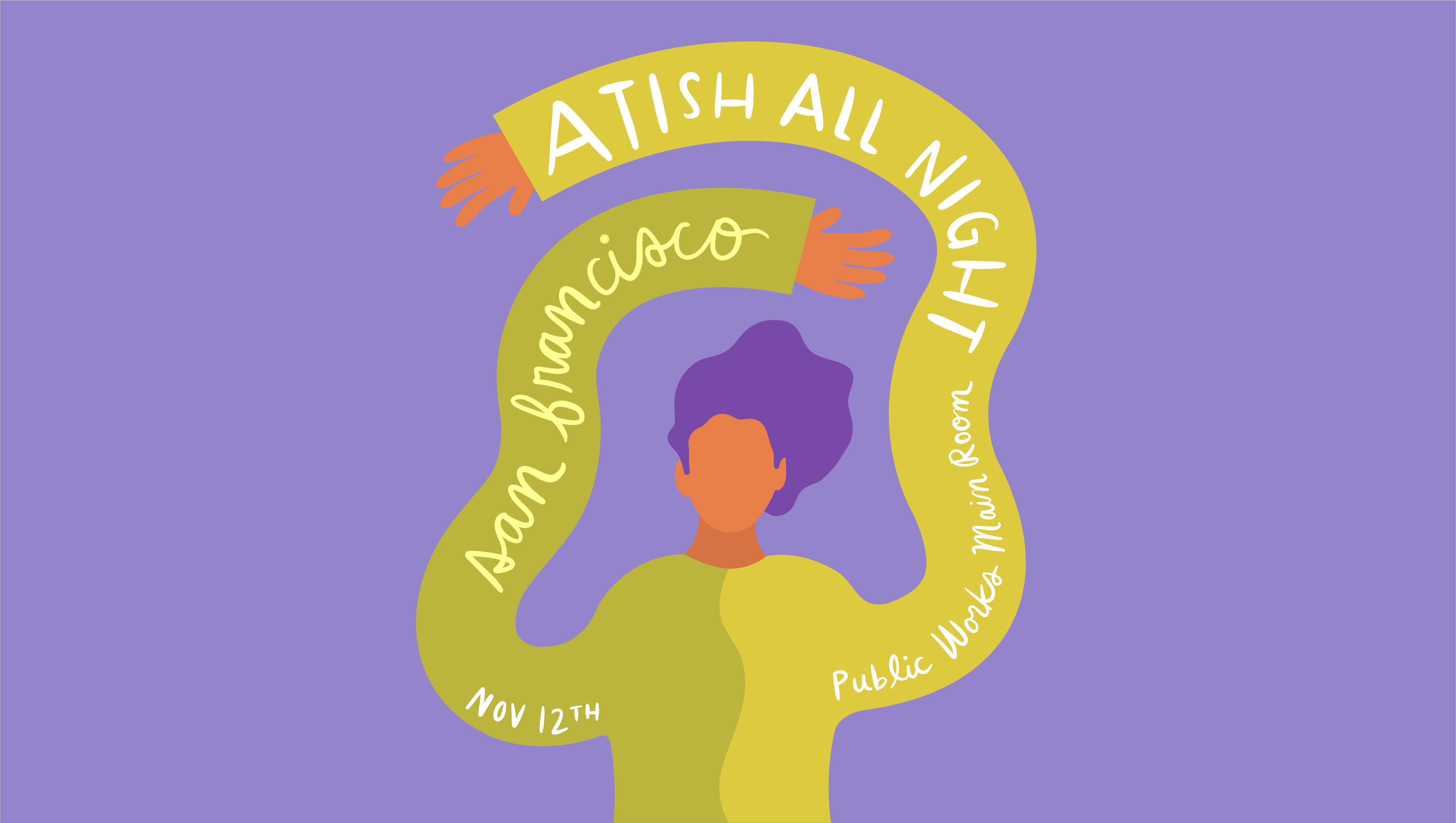 Atish All Night: San Francisco - Flyer front