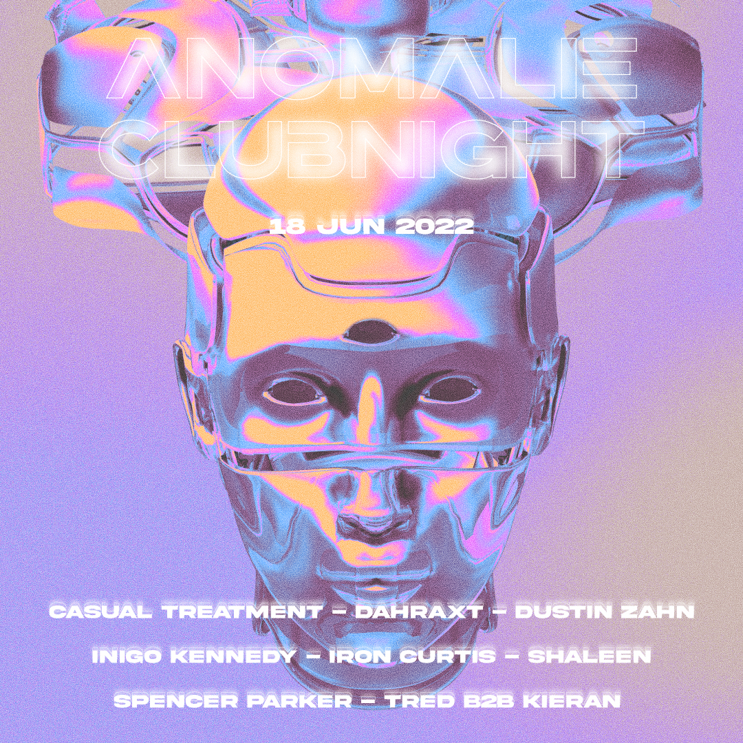 Anomalie Club Night - Flyer front