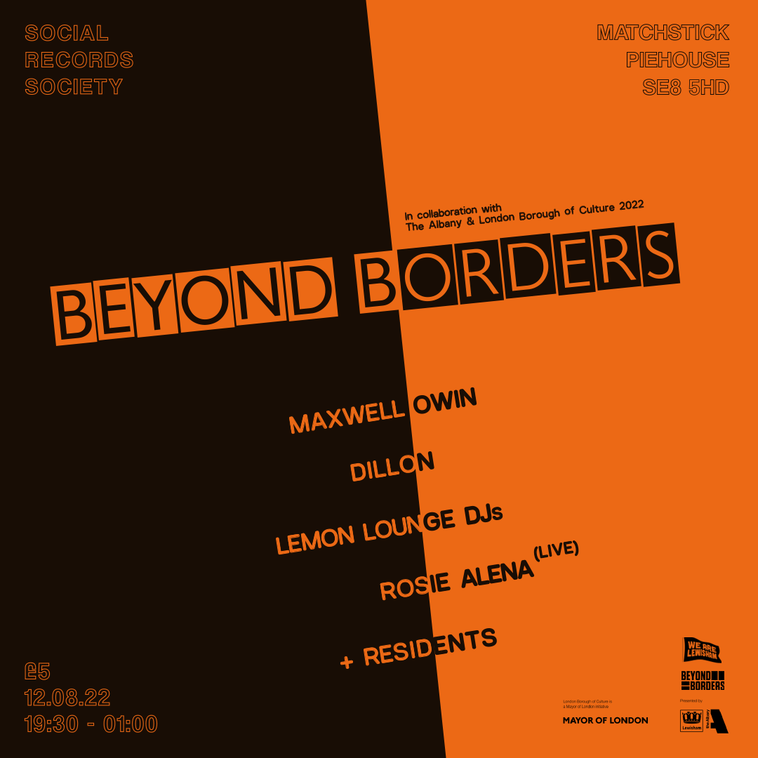 Beyond Borders: Social Records Society - Flyer front