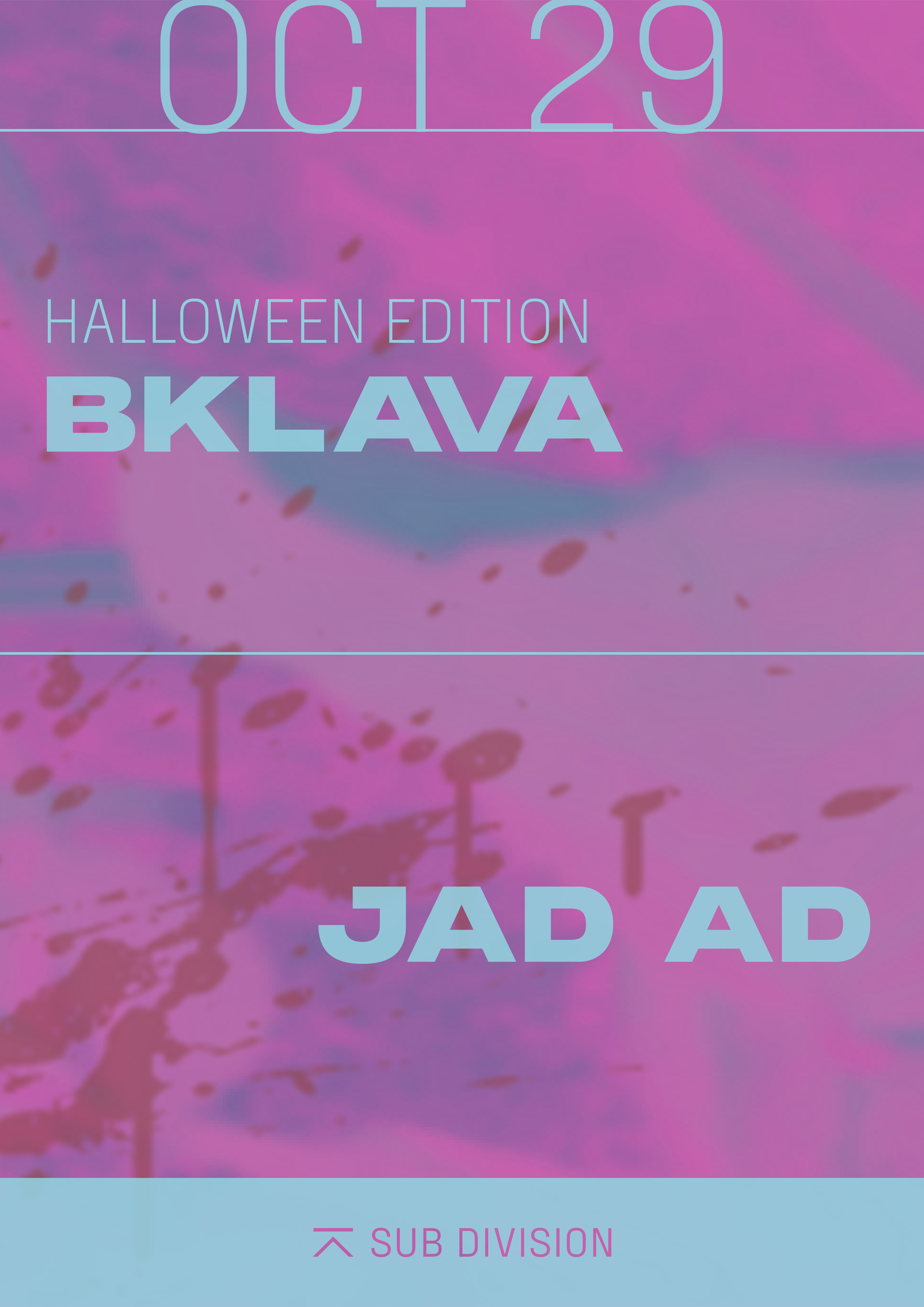 Halloween Edition: Bklava (Defected Records / Ministry of Sound) - Flyer back