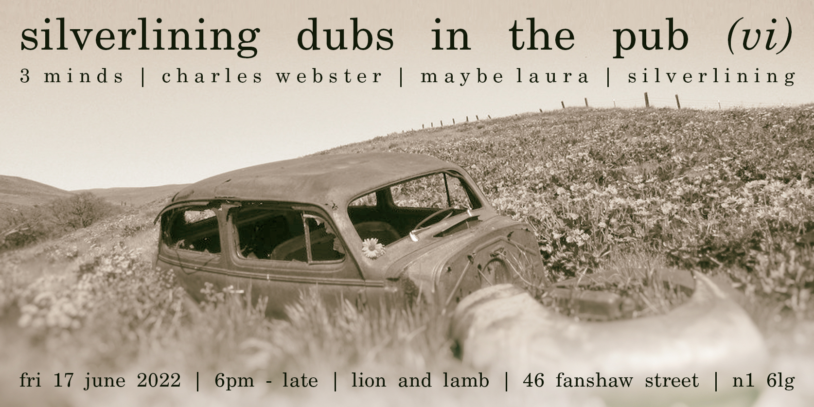 Silverlining Dubs in the Pub (vi) - Flyer front