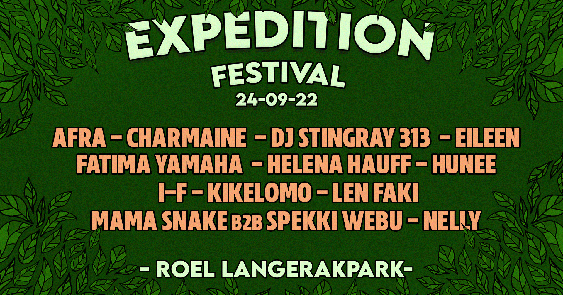 Expedition Festival 2022 - Flyer front