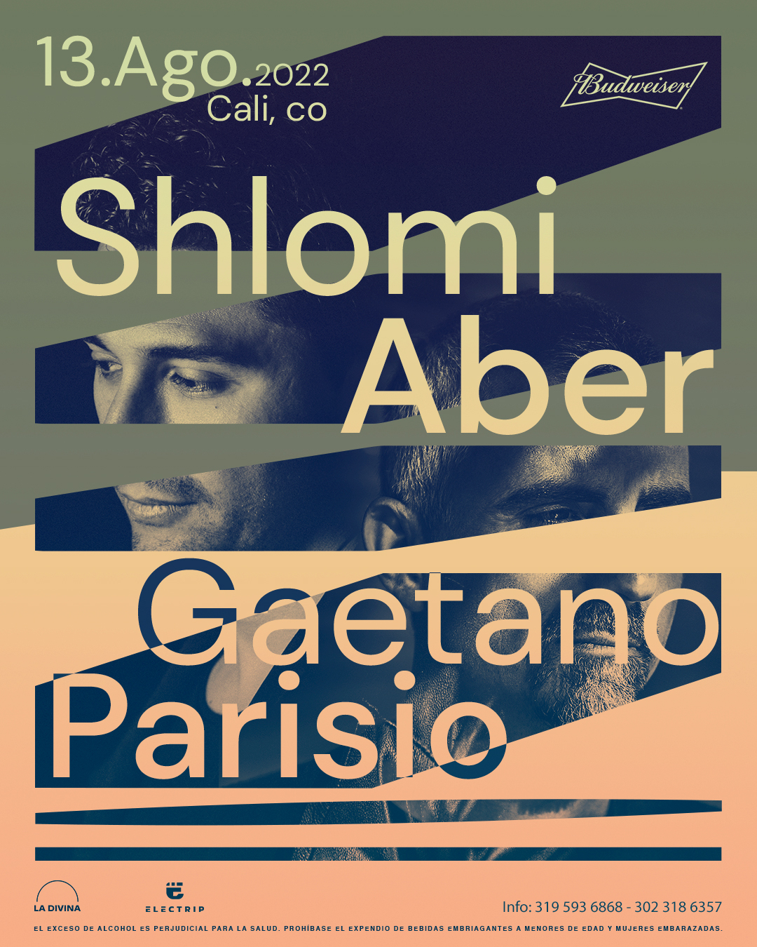 Shlomi Aber & Gaetano Parisio - Flyer front