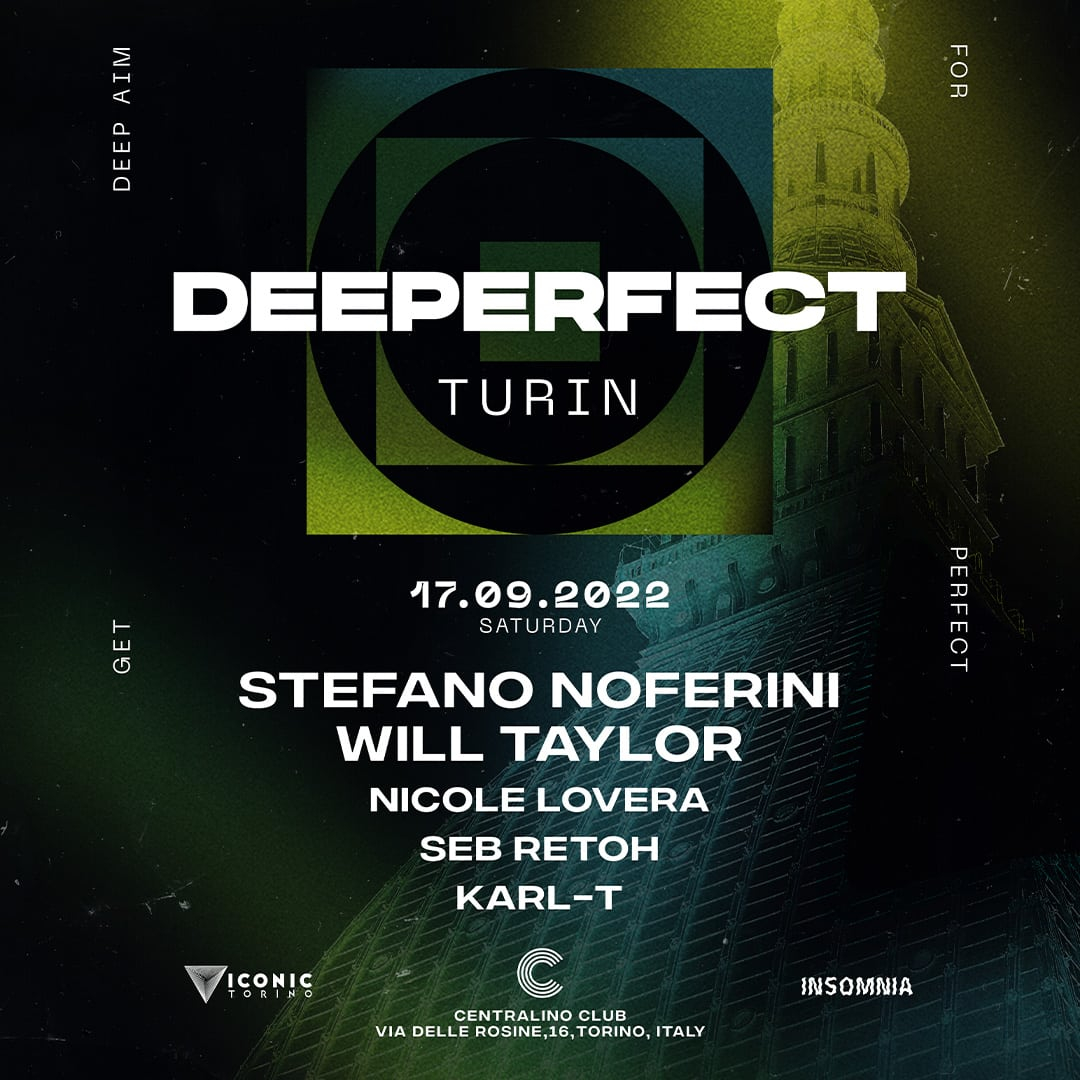 Deeperfect showcase w/Stefano Noferini & Will Taylor - Flyer front