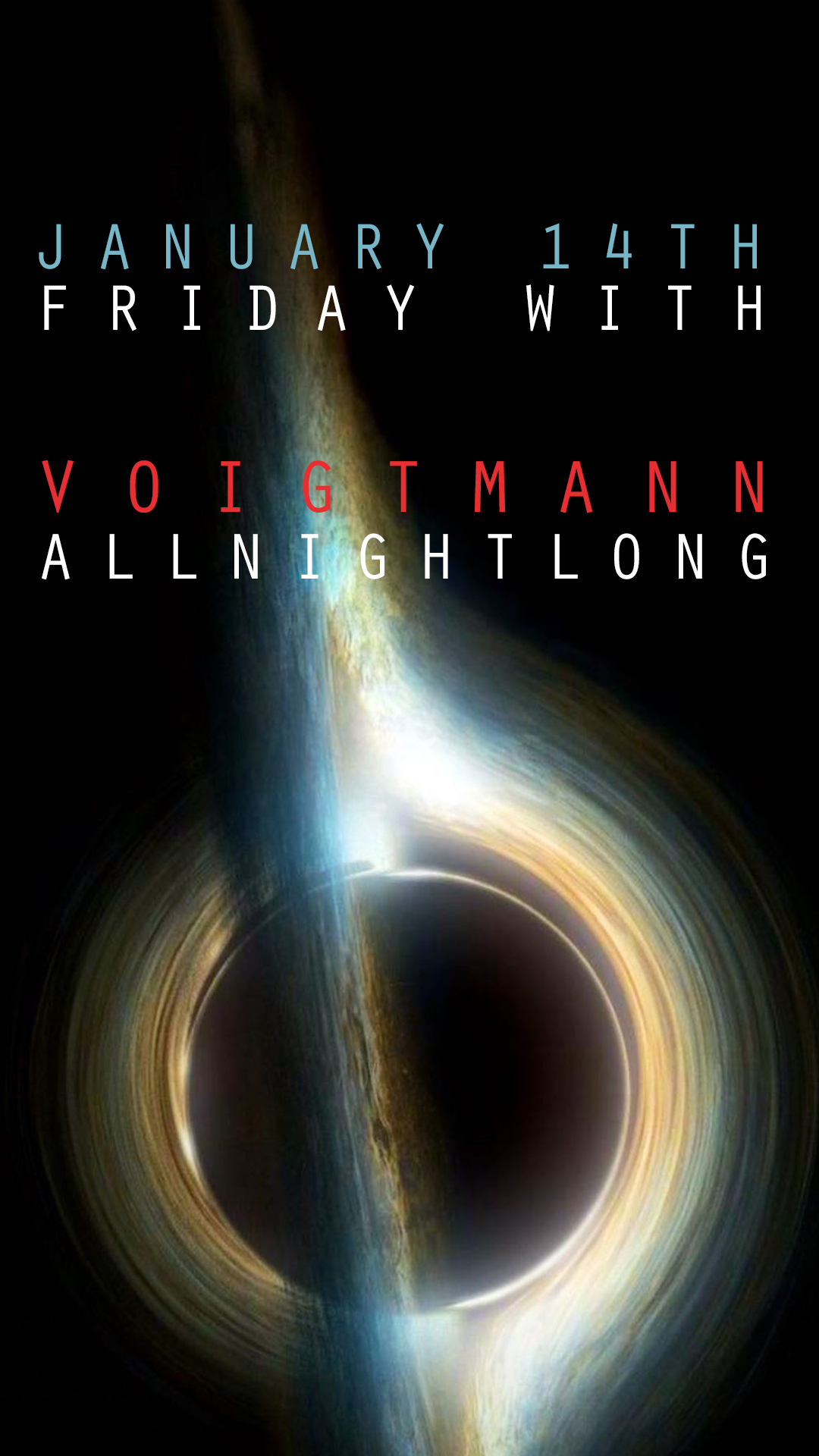 A Friday with Voigtmann all night long - Flyer back